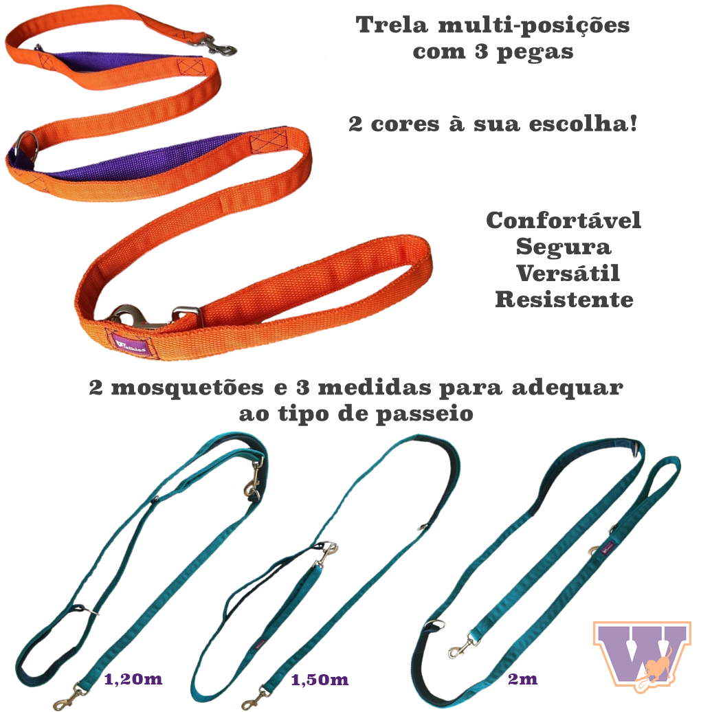 Trela Walk-On Multi-Posições – Xtreme Colors