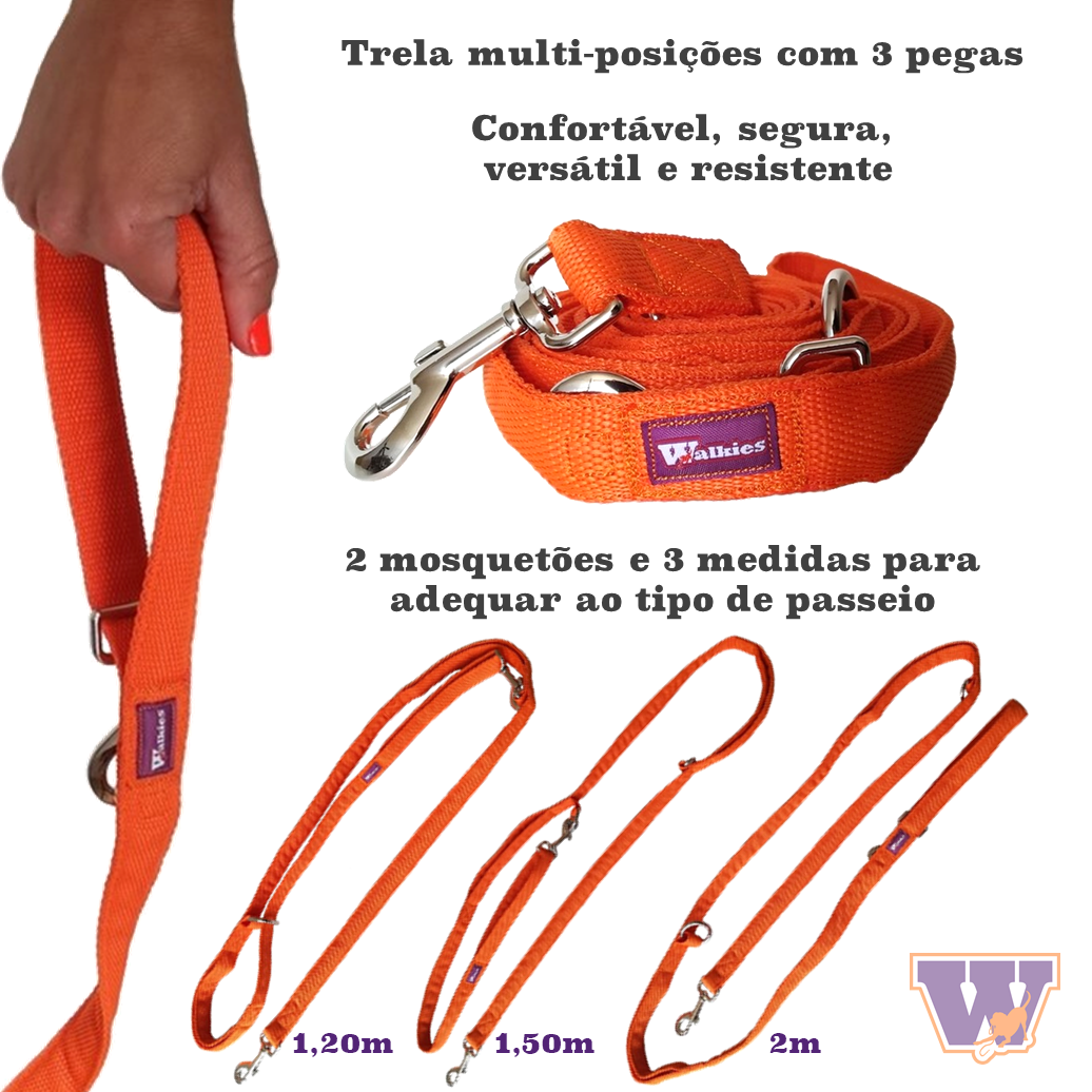 Trela Walk-On Multi-Posições
